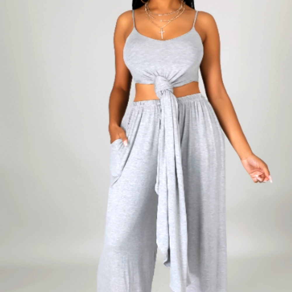 Grey 2 piece